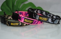 Halsband Nylon camouflage 25mm Tarn-Pink